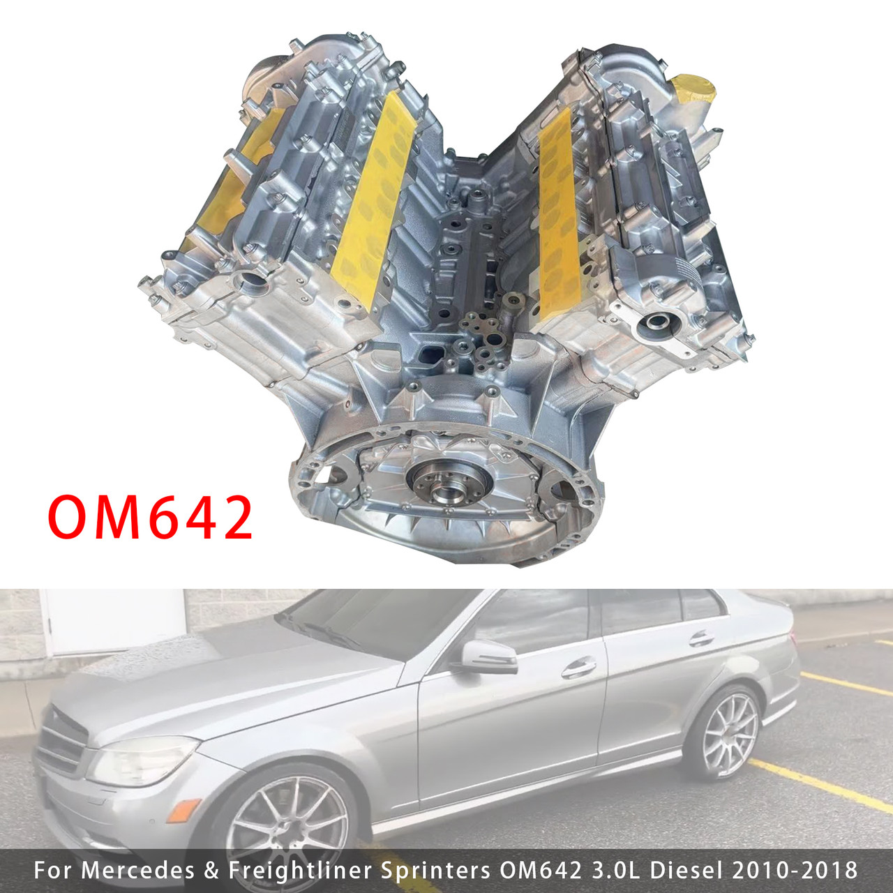 so  2010-2018 Mercedes OM642 3.0L Diesel Brand New Engine Block Motor
