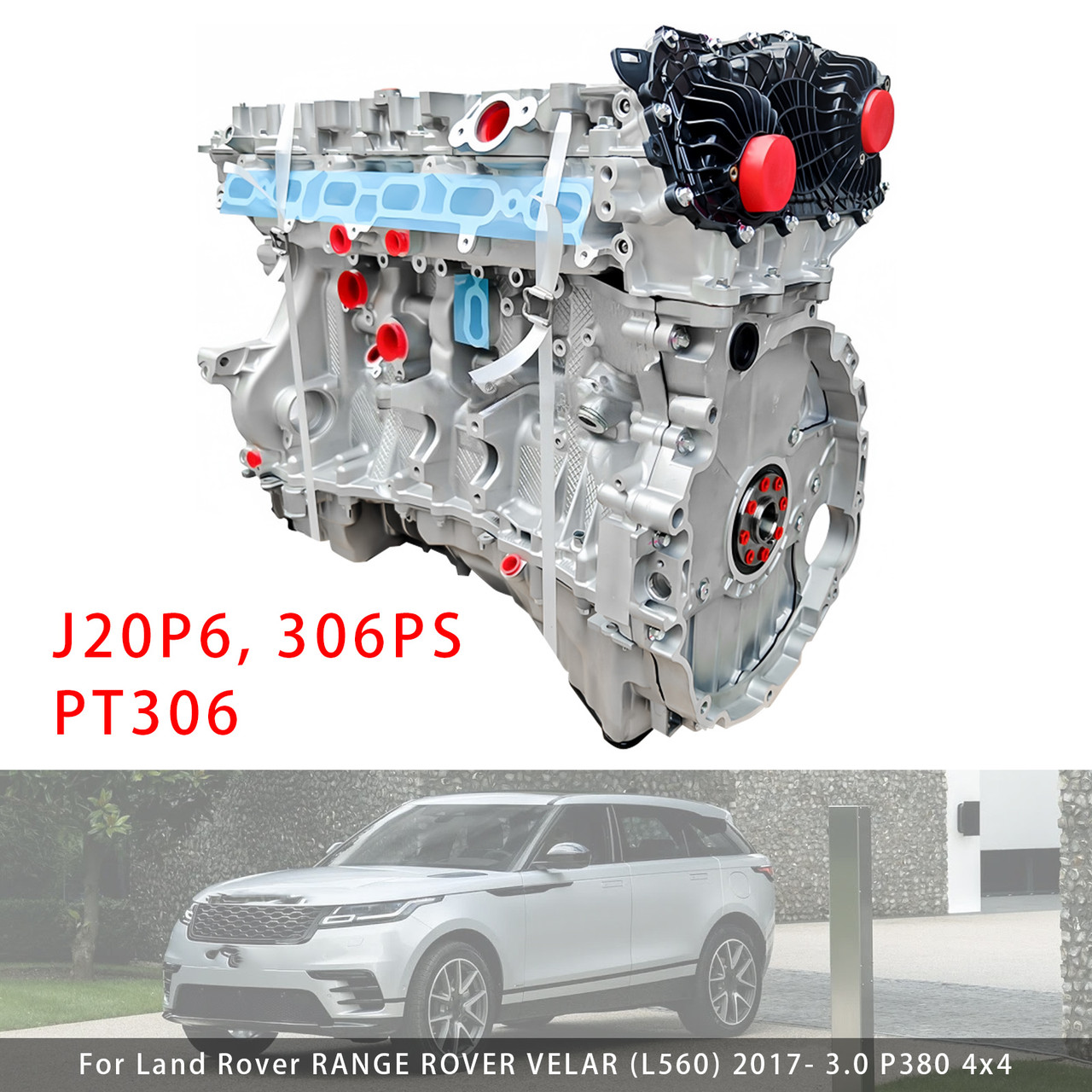 Engine Block AJ20P6 For Land Rover Range Rover P400 AJ20P6 306PS PT306 3.0L
