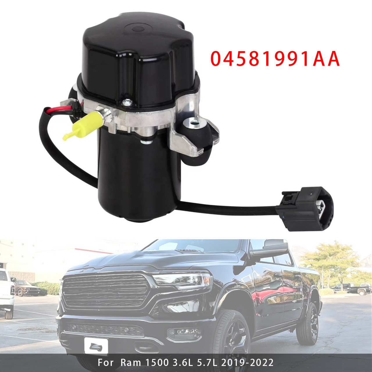 2019-2022 Ram 2500 6.4L V8 - Gas Vacuum Pump 04581991AA Generic