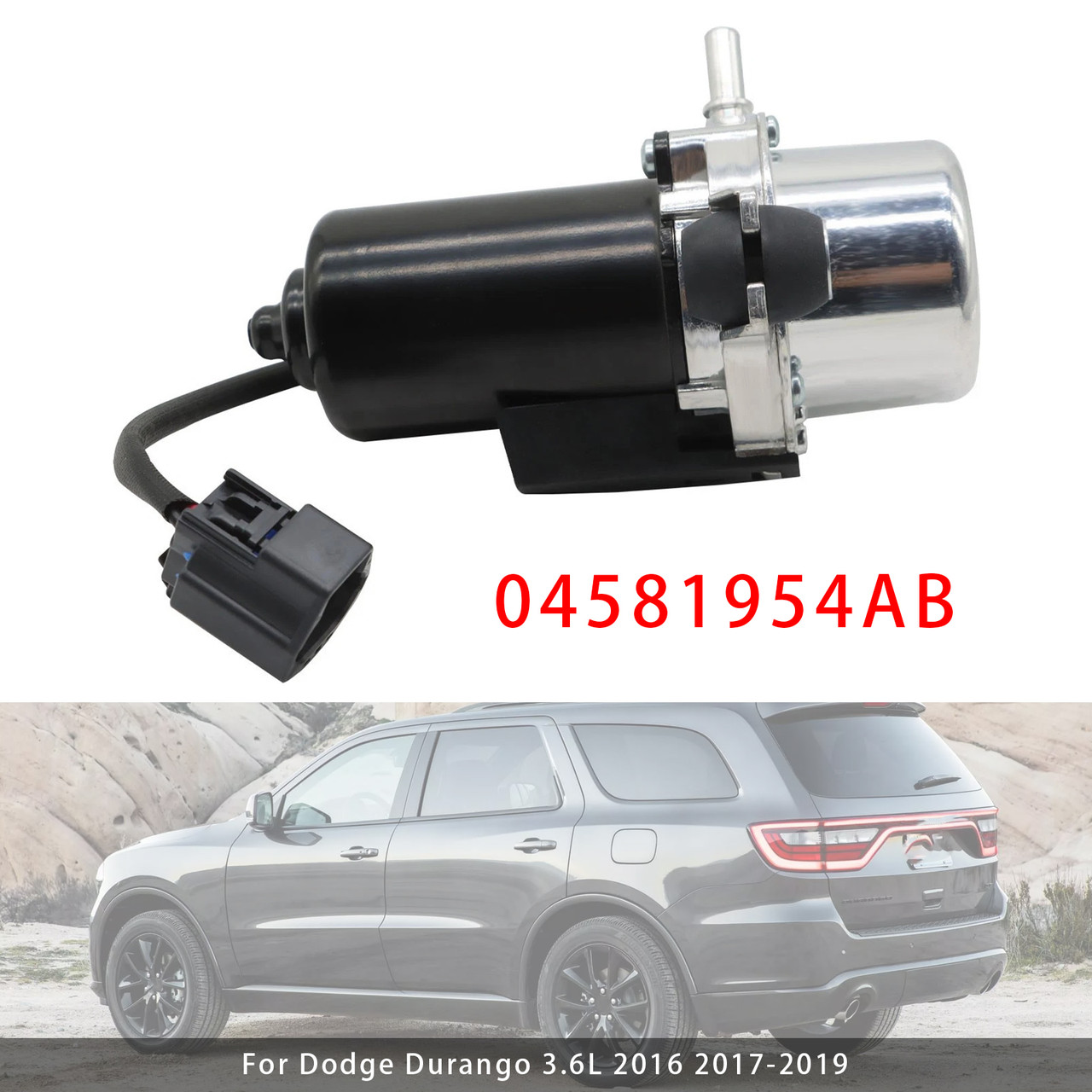 2016-2019 Jeep Grand Cherokee 3.0L 3.6L Brake Booster Vacuum Pump 04581954AB Generic