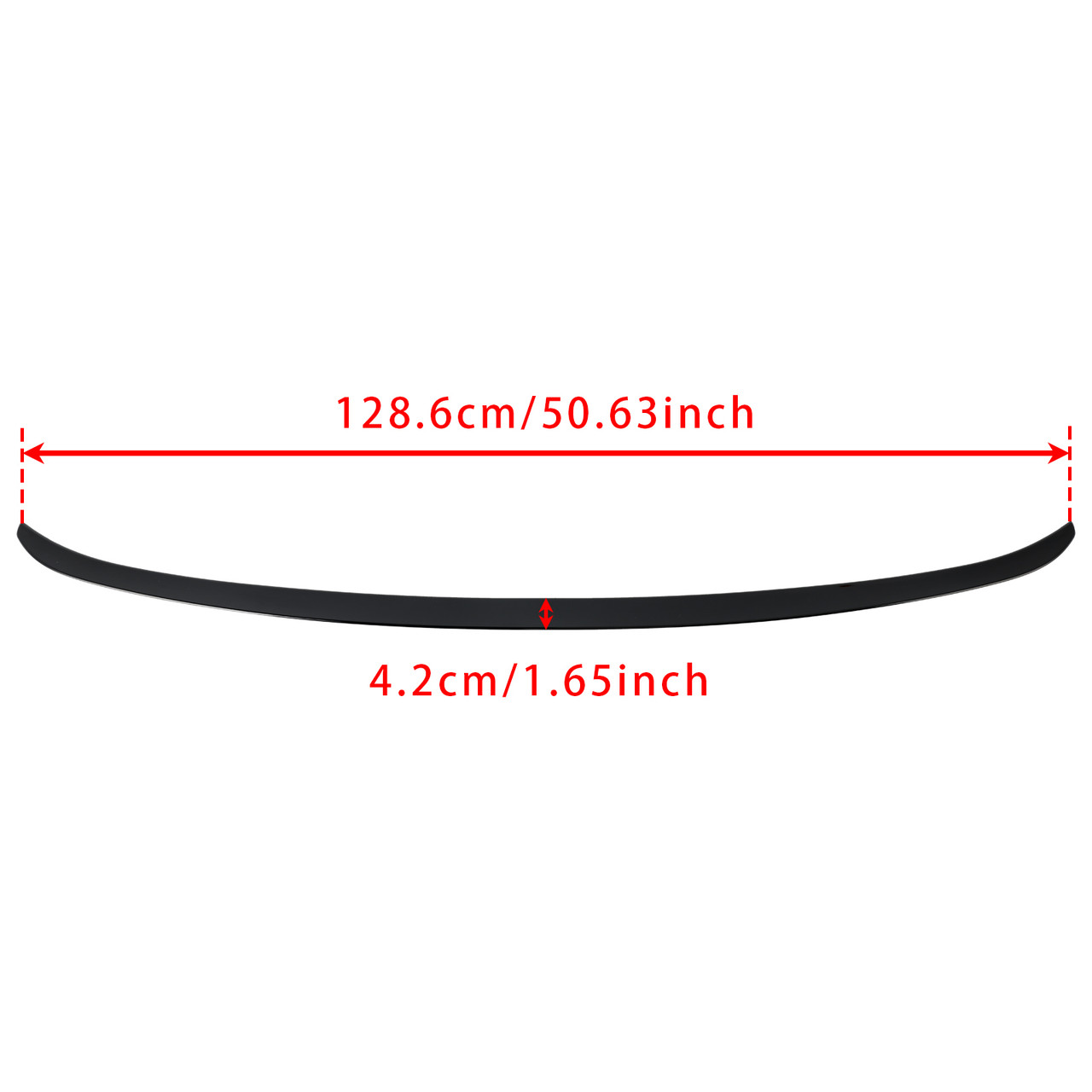 2017-2023 BMW 5 series G30 Sedan Rear Boot Spoiler Gloss Black Generic