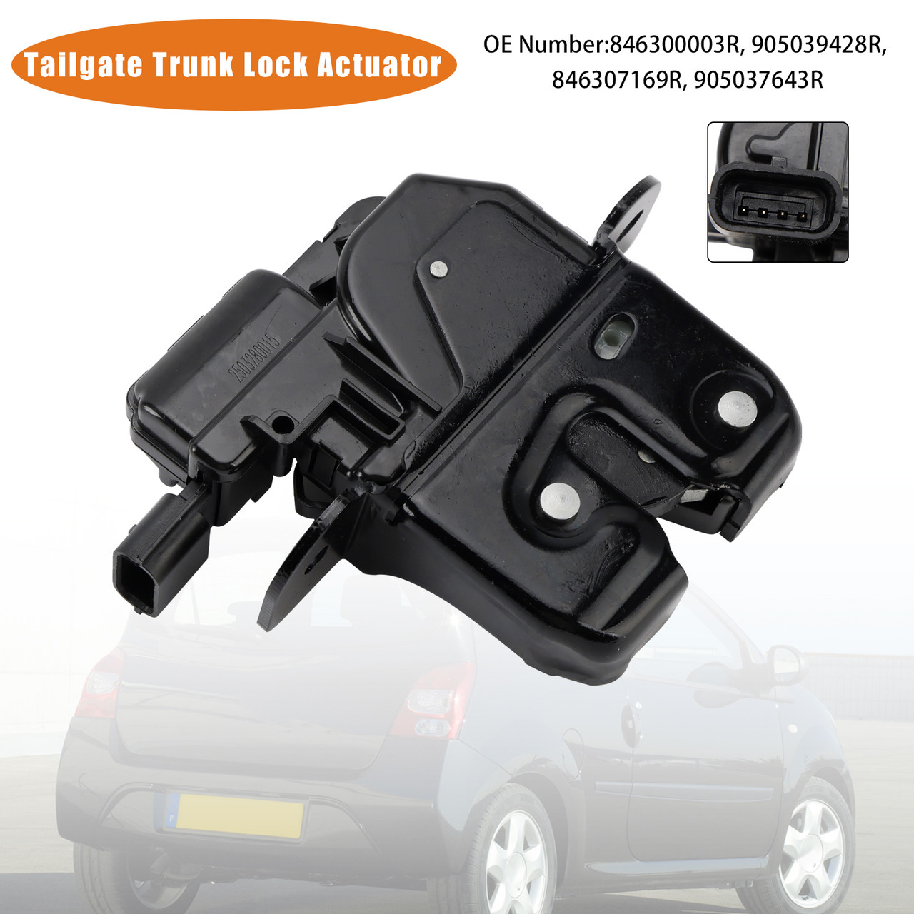 2007-2024 Renault Twingo II 6E6K Tailgate Trunk Lock Actuator 905039428R Generic