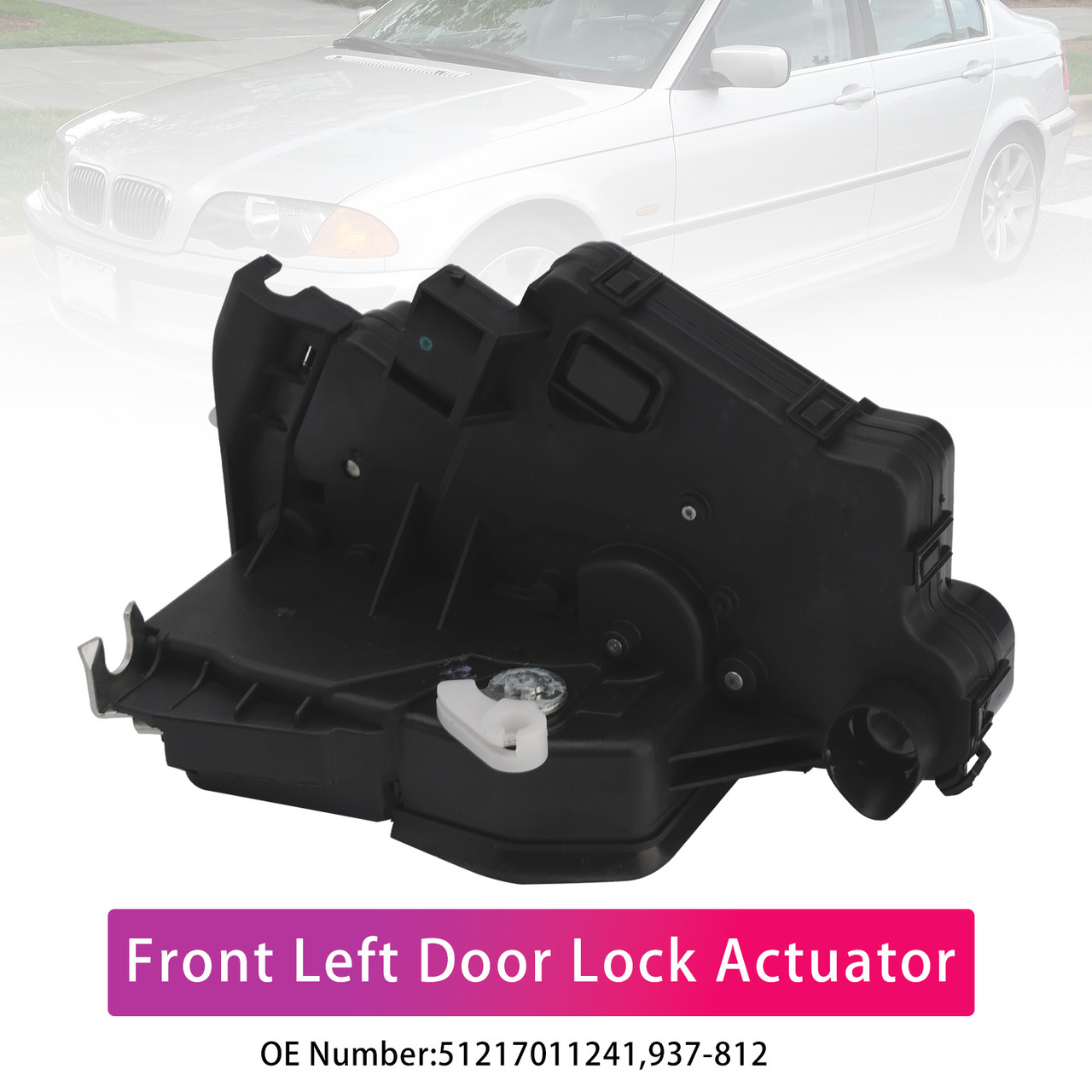 2000-2005 BMW 3 Series E46 Sedan / Touring Front Left Door Lock Actuator 51217011241 Generic