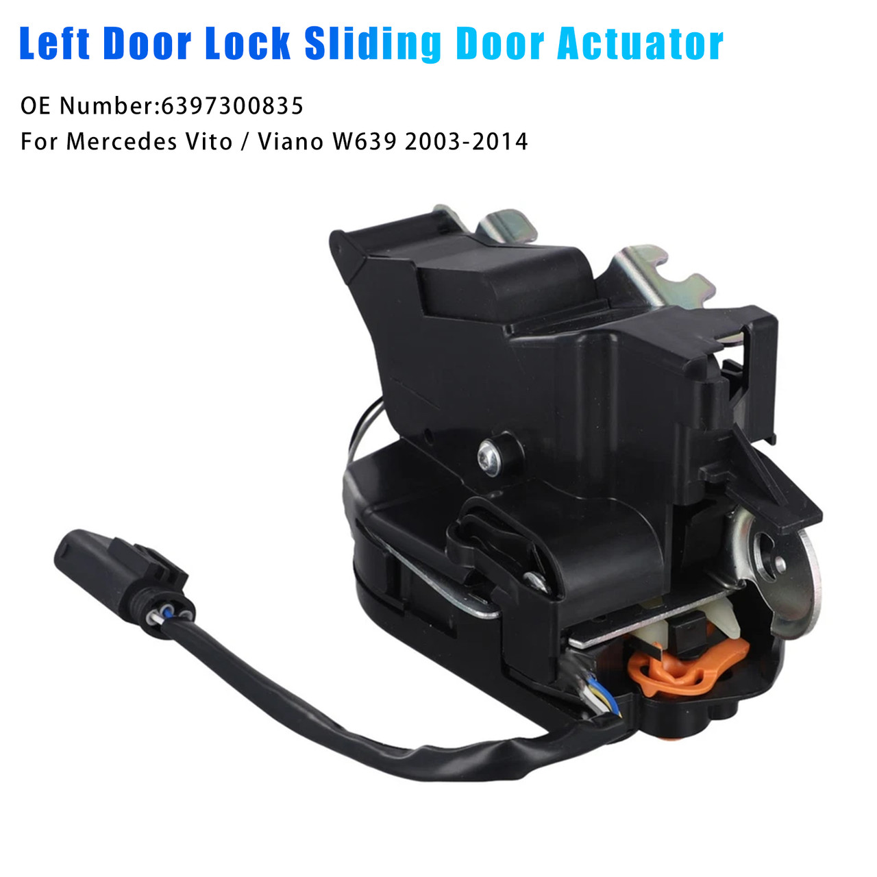 2003-2014 Mercedes Vito/ Viano W639 Left Door Lock Sliding Door Actuator 6397300835 Generic