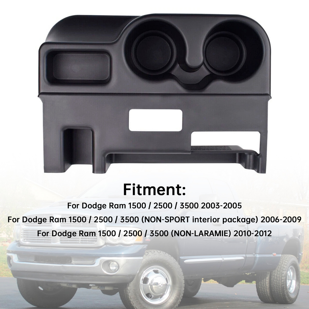 2003-2012 Dodge Ram 1500/ 2500/ 3500 Center Console Cup Holder BH SS281AZAA Generic