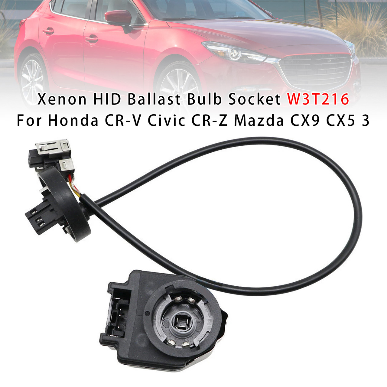 2011-2016 Honda CR-Z CR-V Xenon HID Ballast Bulb Socket W3T216 Generic