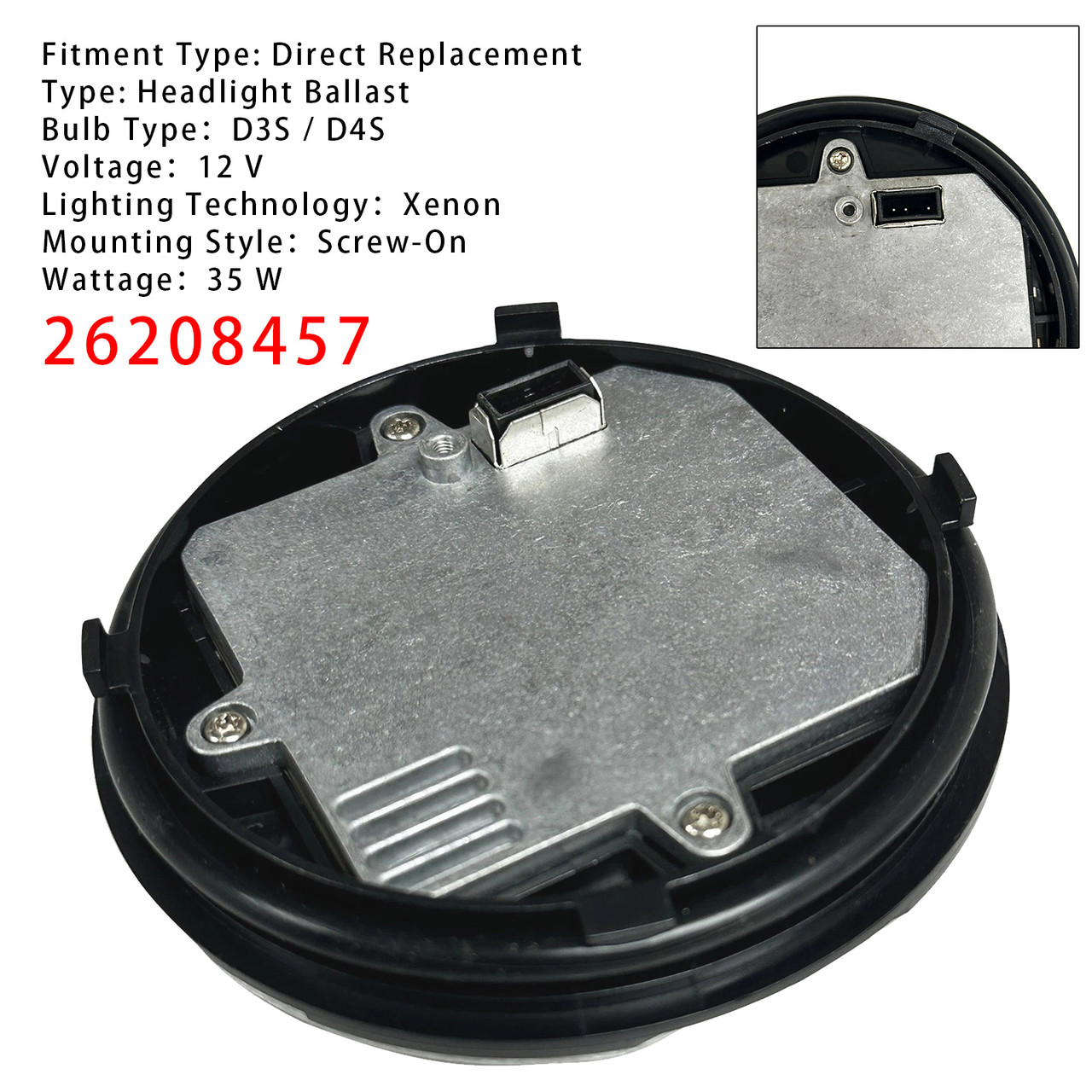 2010-2013 Buick LaCrosse Xenon Ballast Control Unit 26208457 Generic