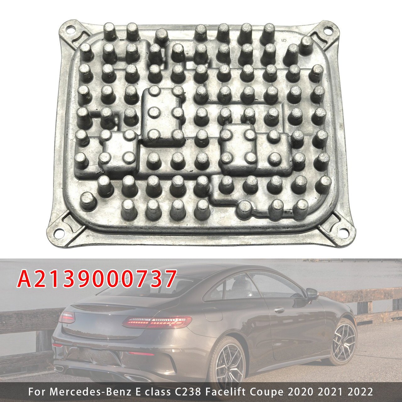 2020-2022 Mercedes-Benz E class Headlight Control Module A2139000737 Generic