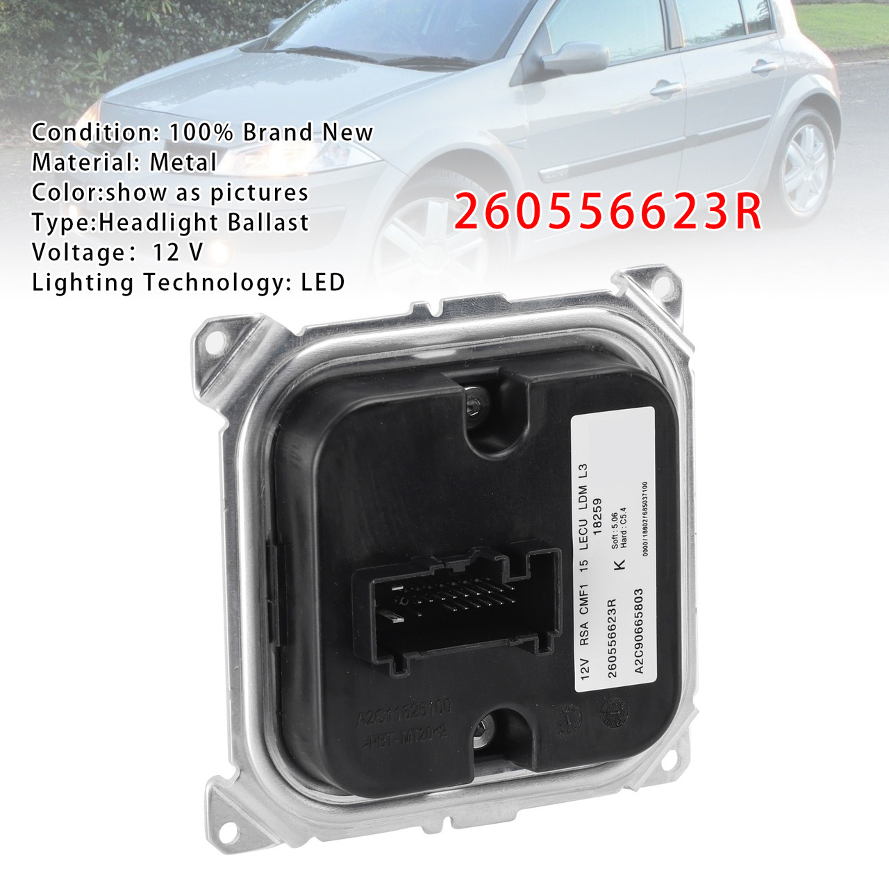 Renault Nissan Clio Megan Headlight Ballast 260556623R Generic