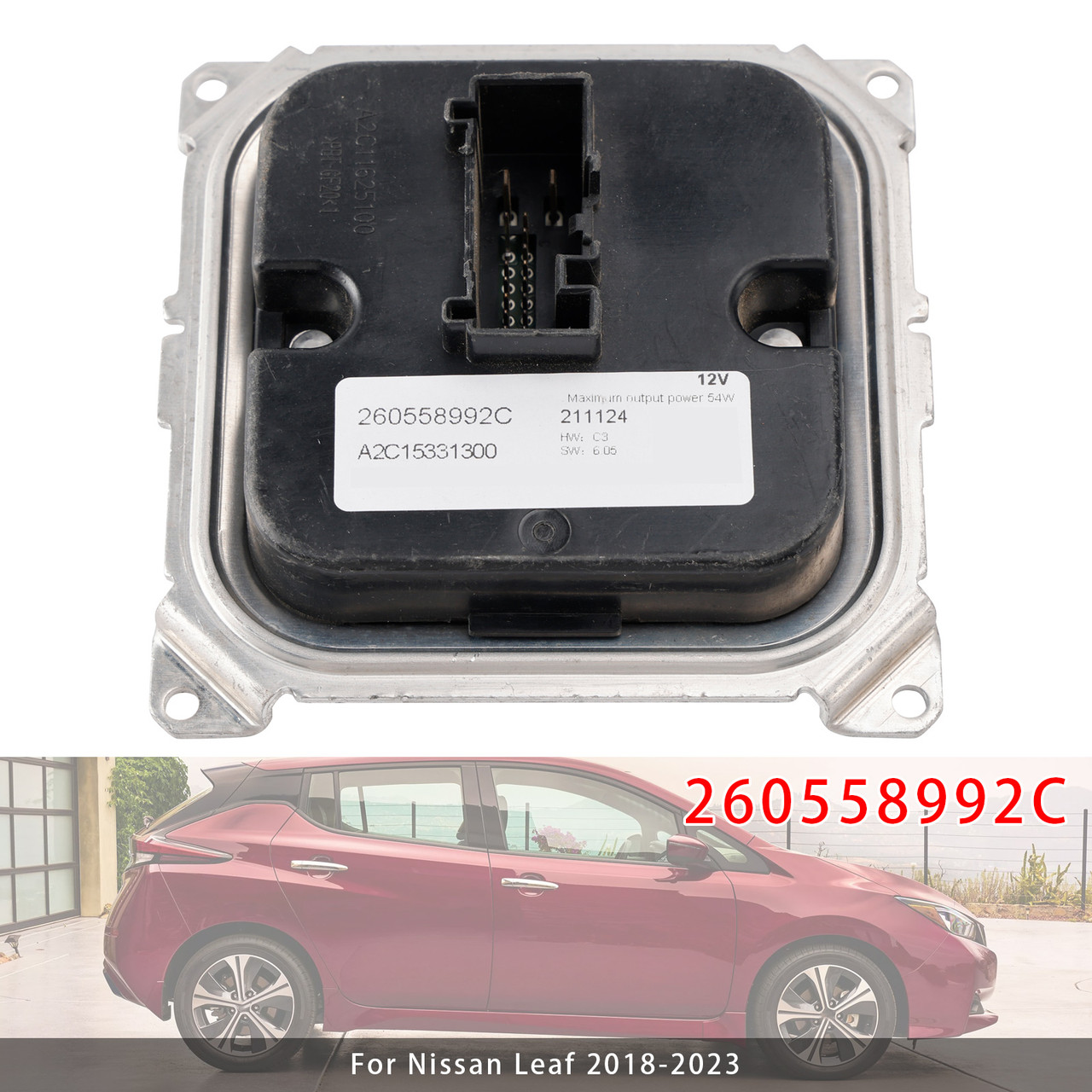 2018-2023 Nissan Leaf LED Computer Module Control Light Controller 260558992C Generic