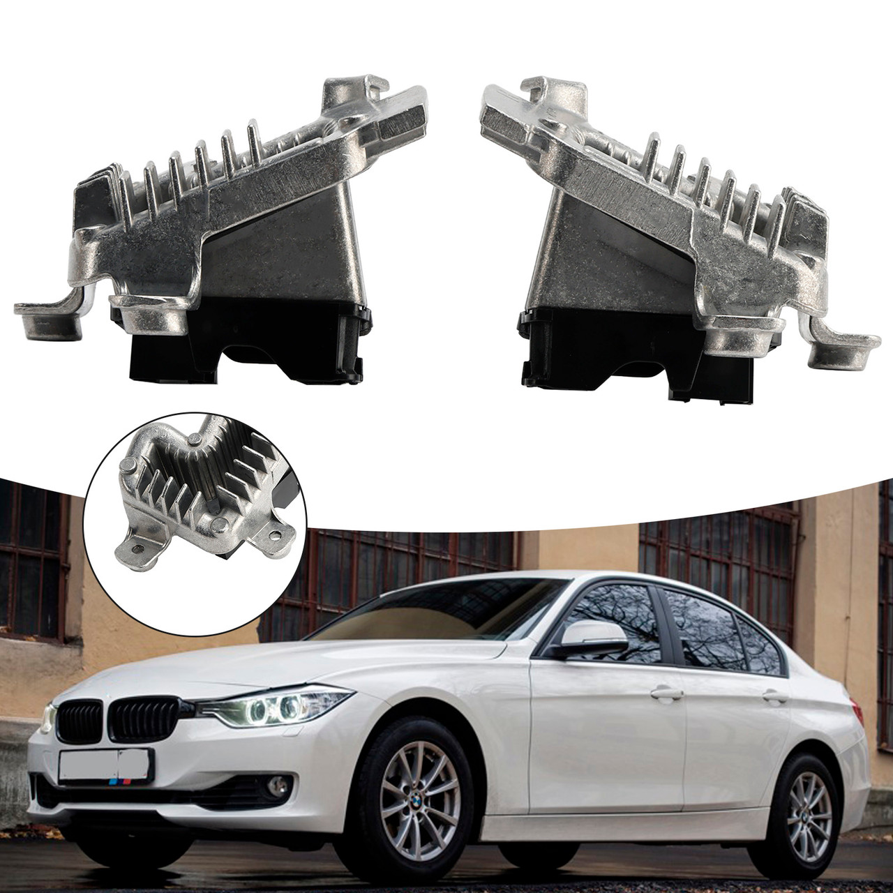 2012-2017 BMW F30 F35 320i 328i 335i 2Pcs Left/Right Headlight Module Turn Signal 63117419619 Generic