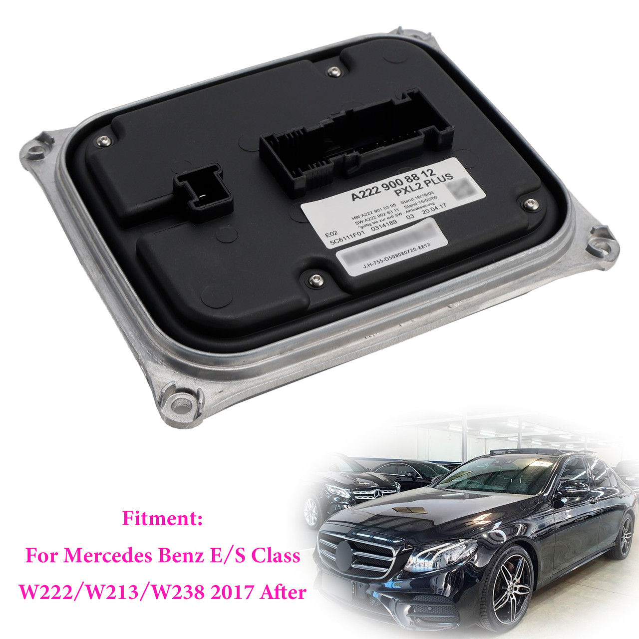 2017- Mercedes Benz E/S Class W222/W213/W238 Headlight Ballast Control Module A2229008812 Generic
