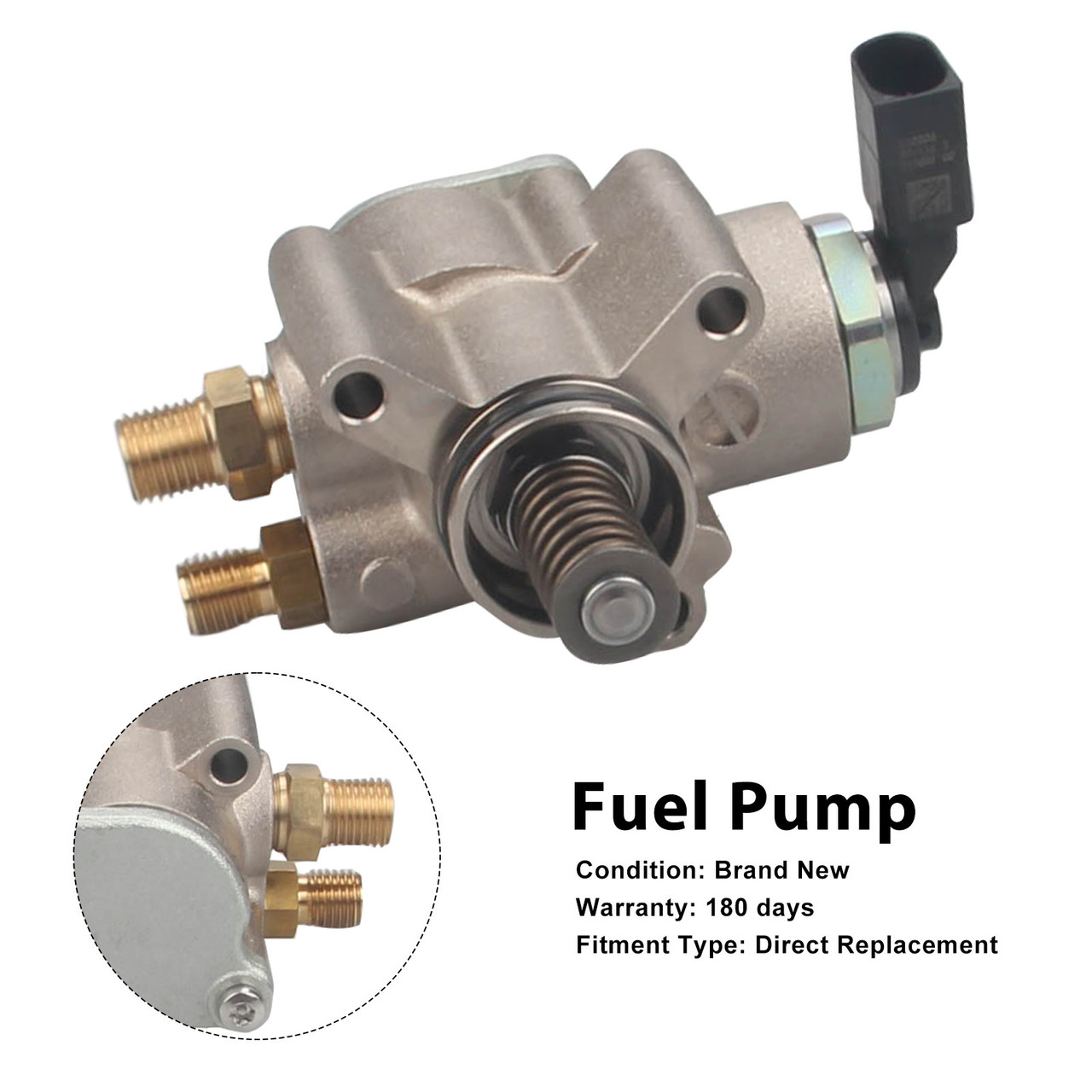 2008-2012 Audi S5 4.2L V8 Left High Pressure Fuel Pump 079127025AC Generic