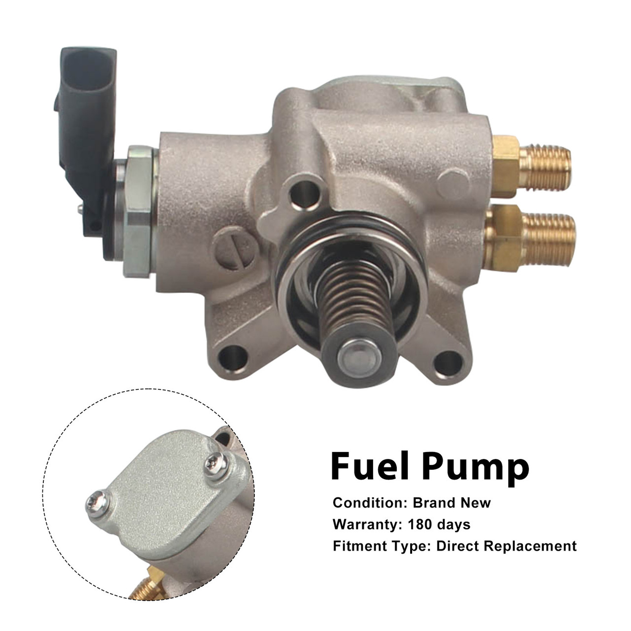 2007-2009 VW Touareg 4.2L Right High Pressure Fuel Pump 079127026AC Generic