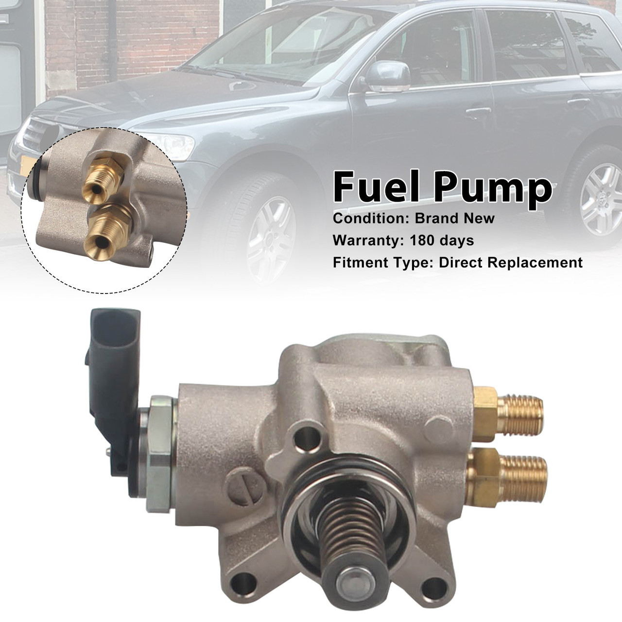 2007-2008 Audi RS4 4.2L V8 Right High Pressure Fuel Pump 079127026AC Generic