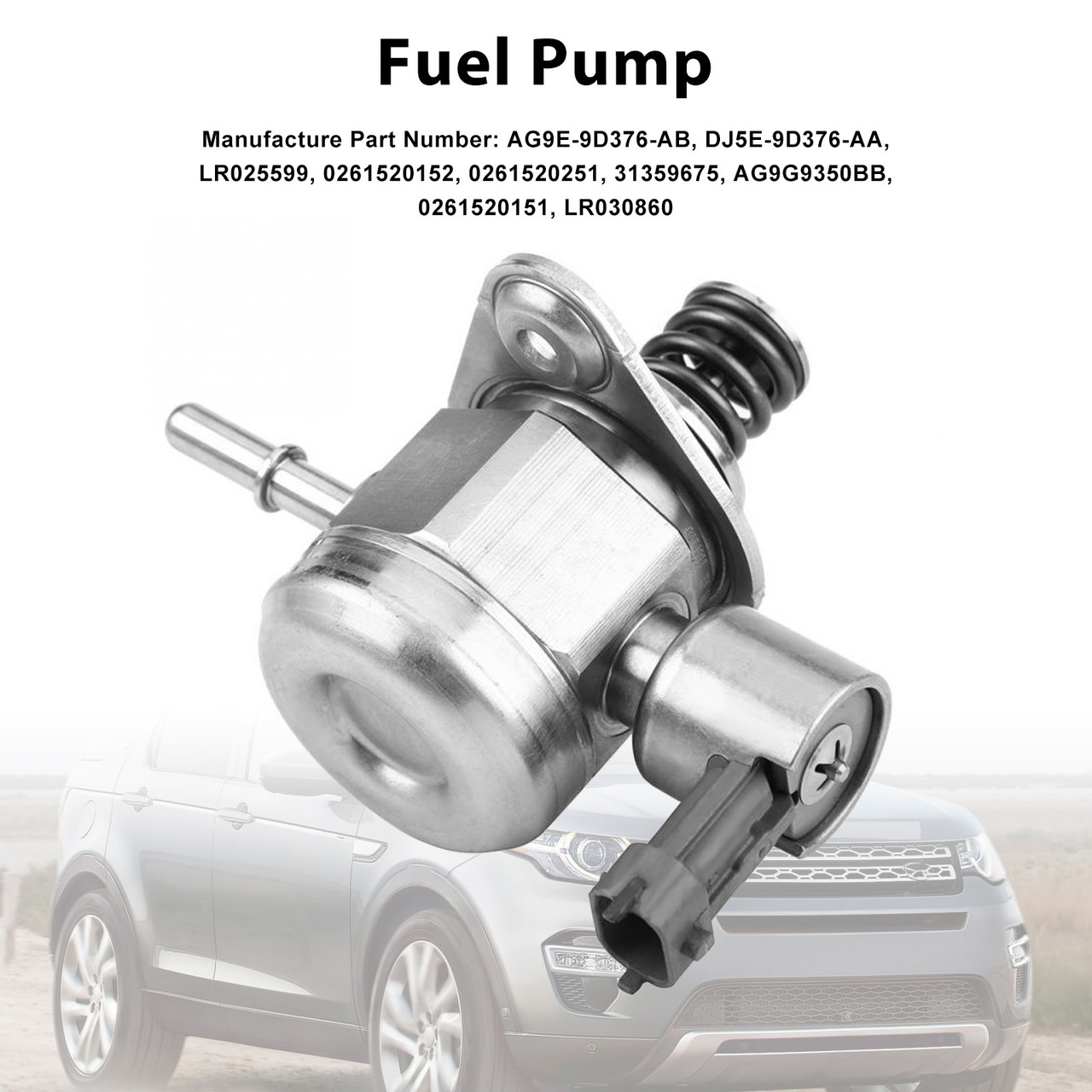 2015-2017 Land Rover Discovery Sport 2.0L High Pressure Fuel Pump LR025599 Generic