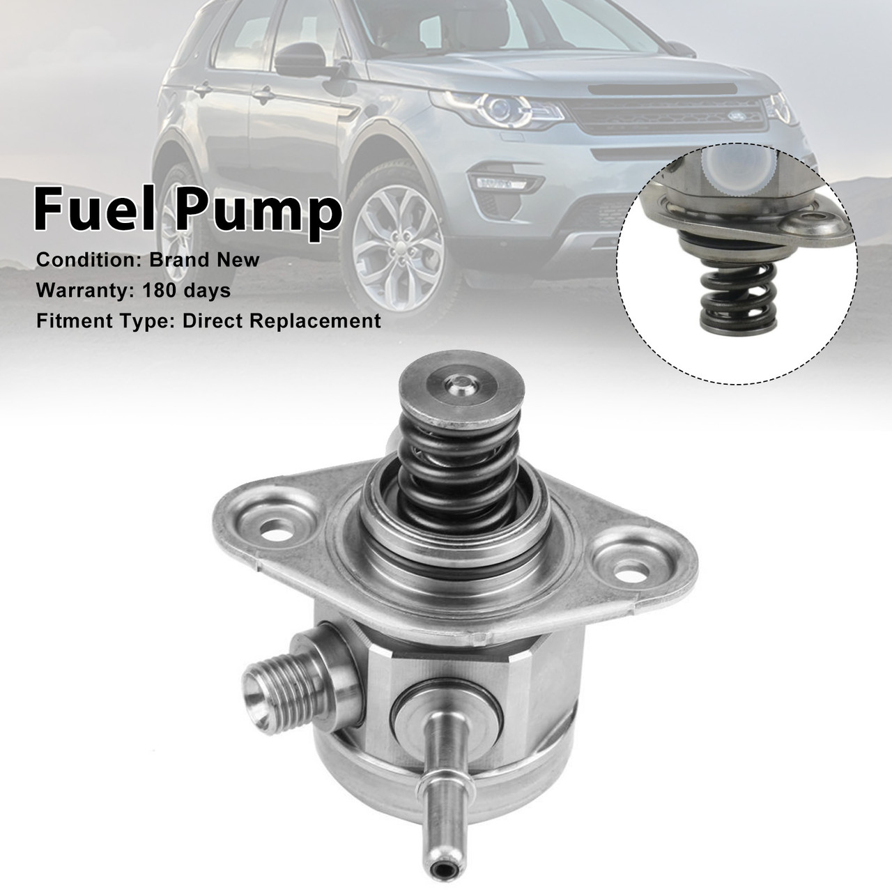 2012-2017 Range Rover Evoque 2.0L L4 Turbocharged High Pressure Fuel Pump LR025599 Generic