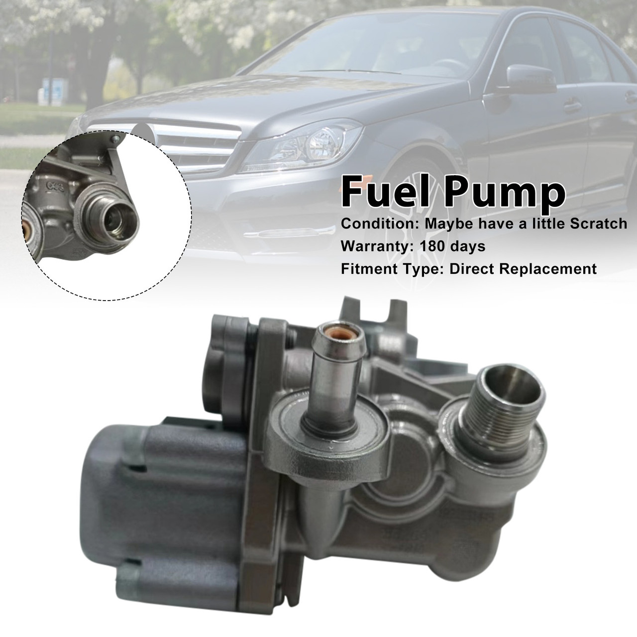 2012-2015 MERCEDES-BENZ C250 1.8L L4 High Pressure Fuel Pump A2710703501 Generic