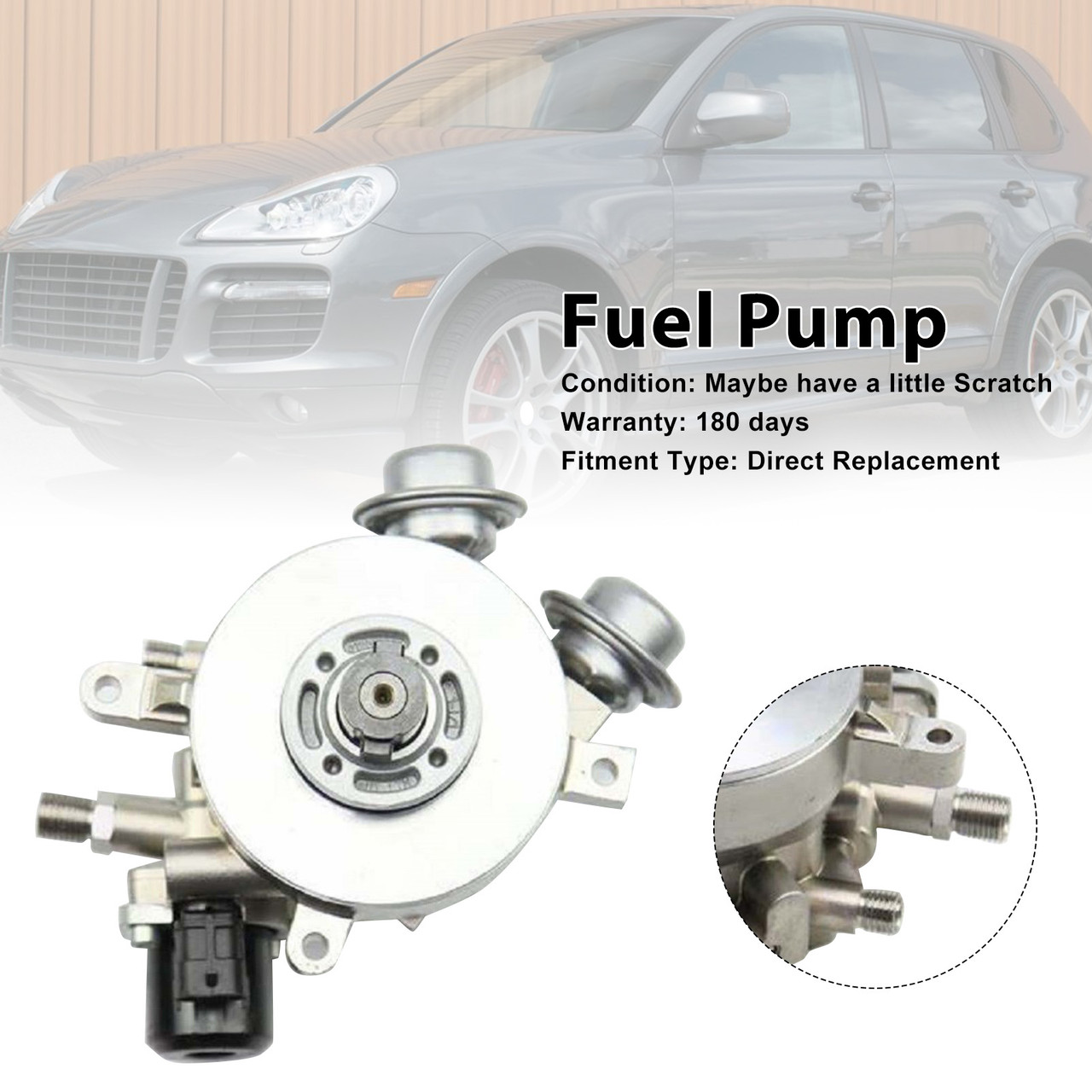 2008-2010 Porsche Cayenne 9PA1 Turbo Engine 4851 High Pressure Fuel Pump 94811031555 Generic