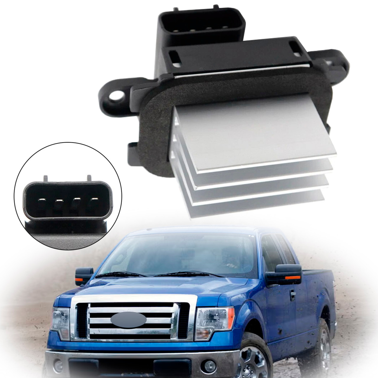 2005-Ford Escape F-150 F-250 F350 F-550 Taurus HVAC Blower Motor Resistor Module 7C3Z19E624C Generic