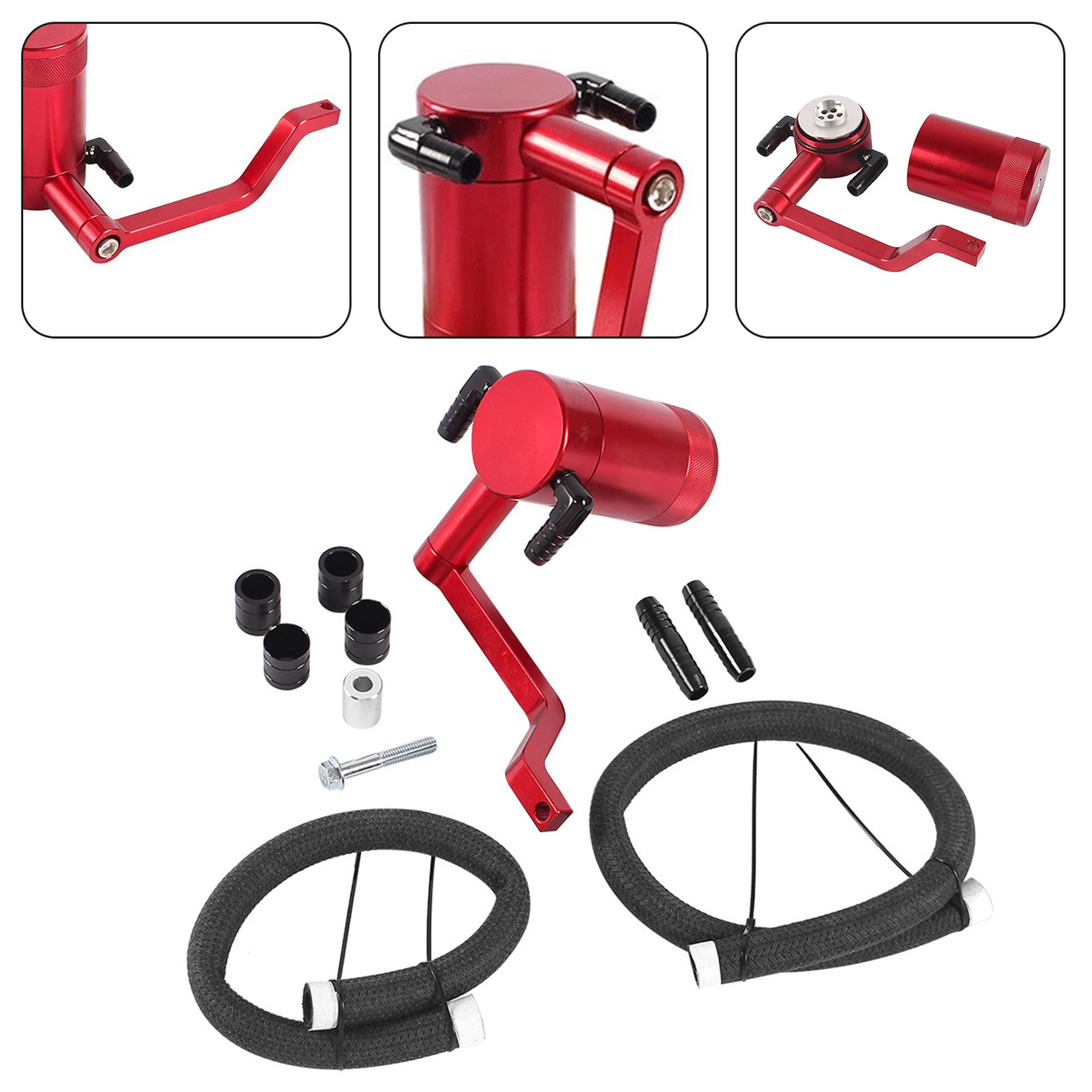 2011-Present Chrysler 300 6.4 Catch Can Air Oil Separator Red OCC-1056 Generic