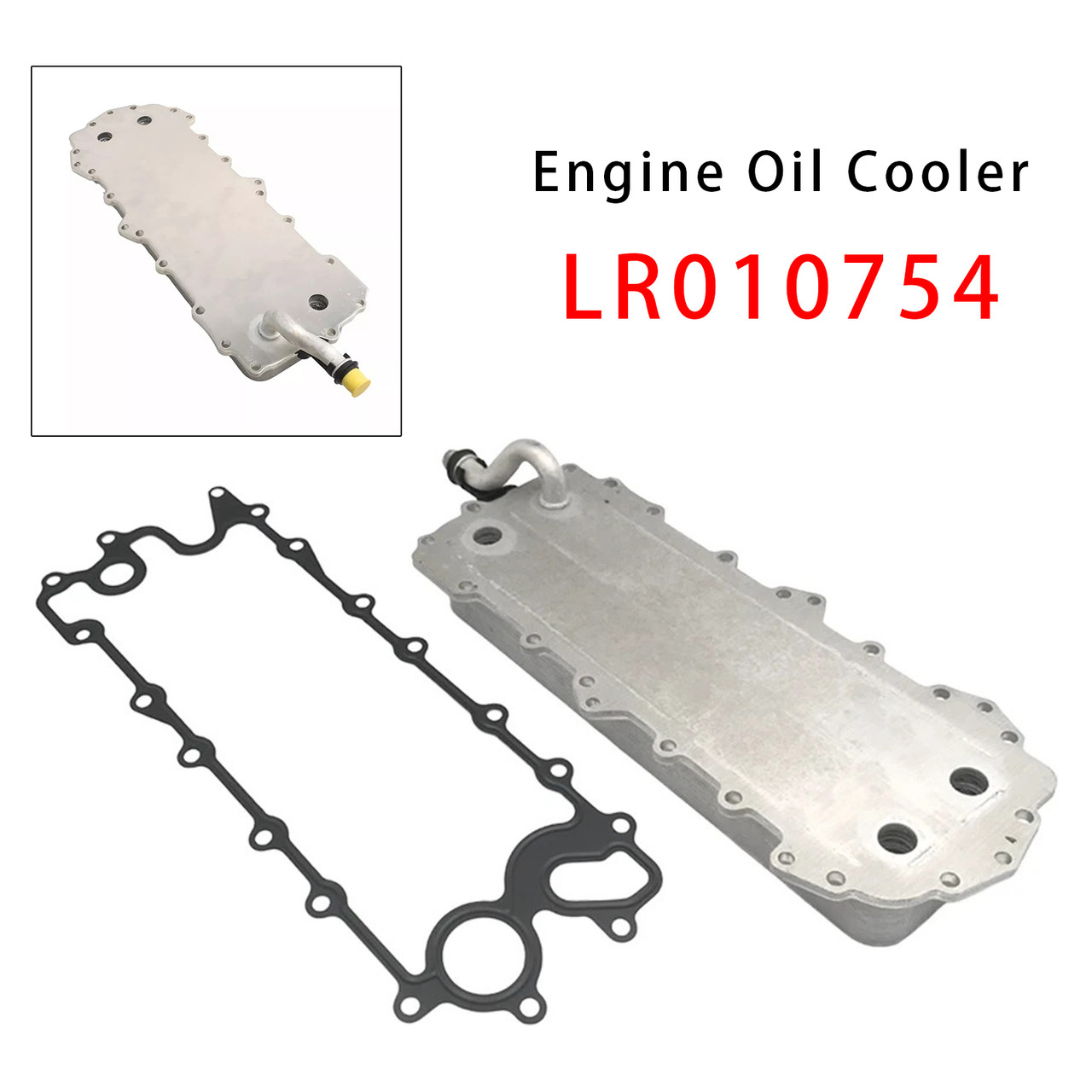 2017-2020 Jaguar F-Pace Engine Oil Cooler w/Gasket LR010754 Generic