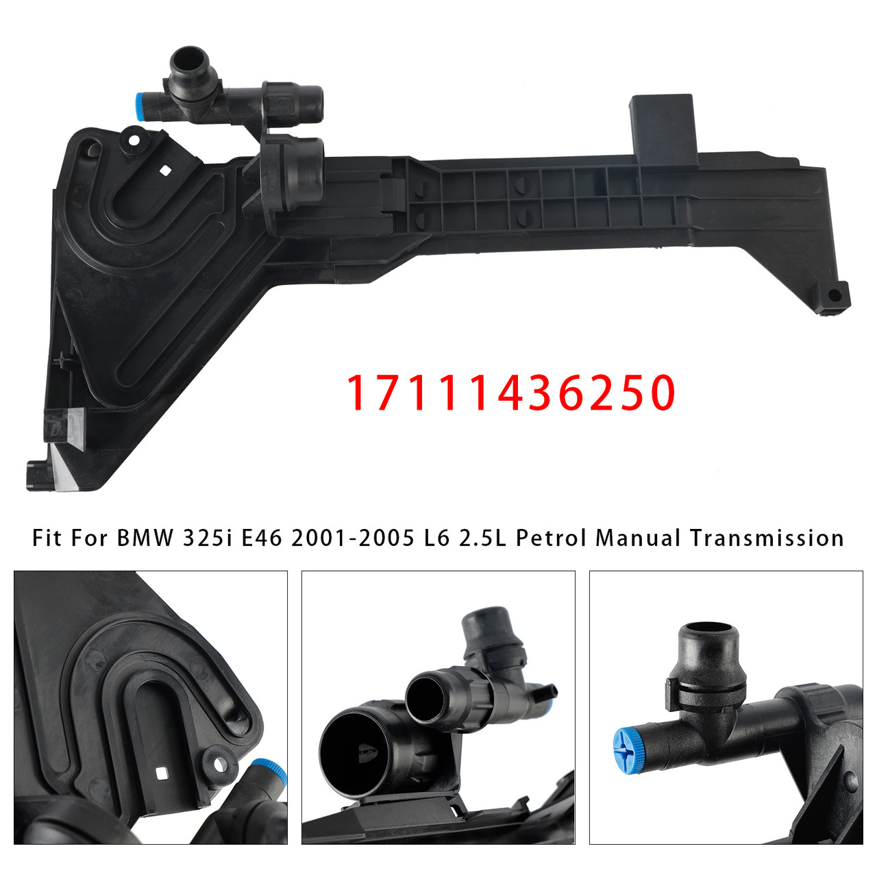 1999-2006 BMW 323i 325 328 330 Radiator Expansion Tank Mounting Plate 17111436250 Generic