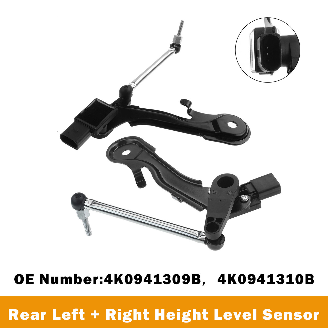 2018-2020 Audi A6 C8 A7 Sportback Q5 SQ5 Quattro Rear Left+Right Height Level Sensor Generic