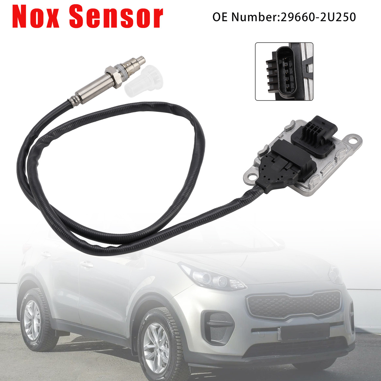 2019-2022 KIA Sportage IV MK4 2.0L CRDi Nitrogen Oxide Nox Sensor 29660-2U250 Generic