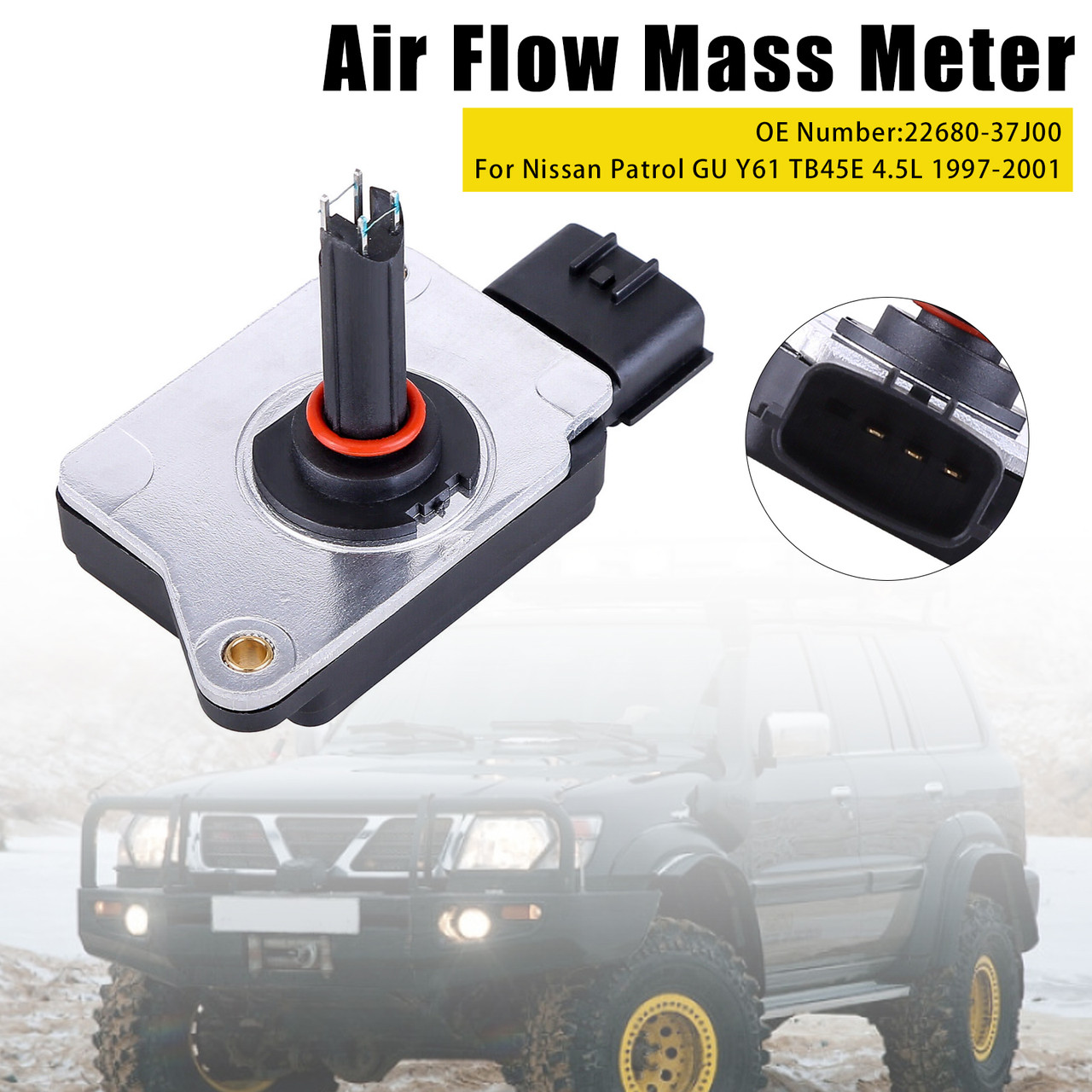1997-2001 Nissan Patrol GU Y61 TB45E 4.5L Air Flow Mass Meter 22680-37J00 Generic