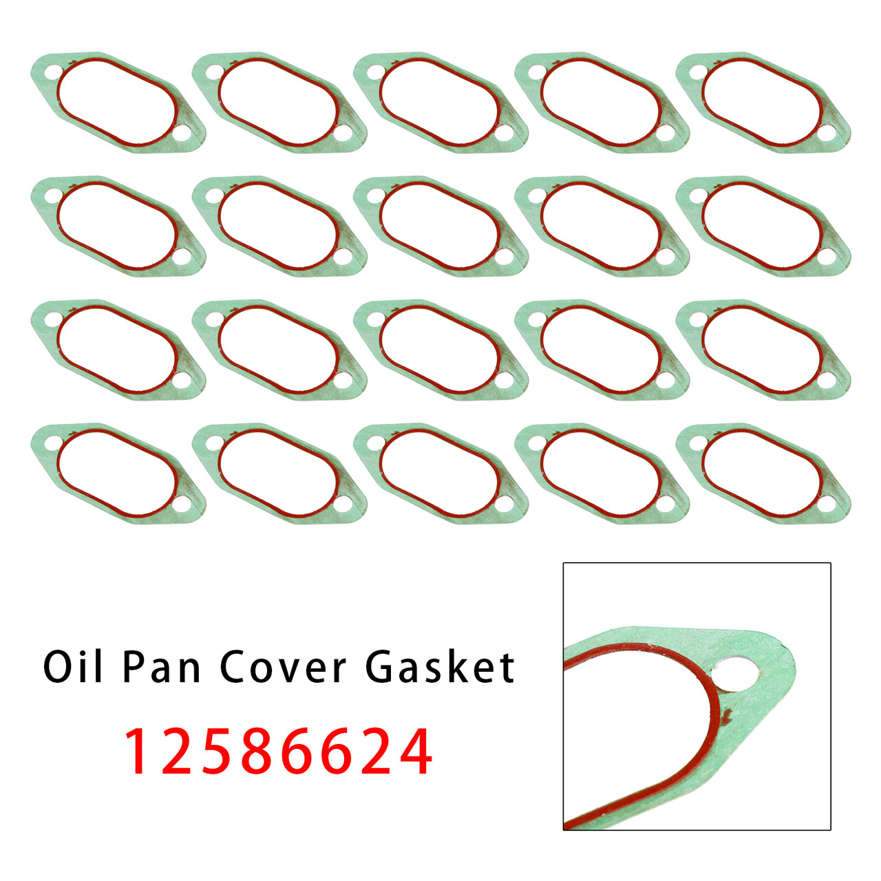 20PCS 12586624 Oil Pan Cover Gasket