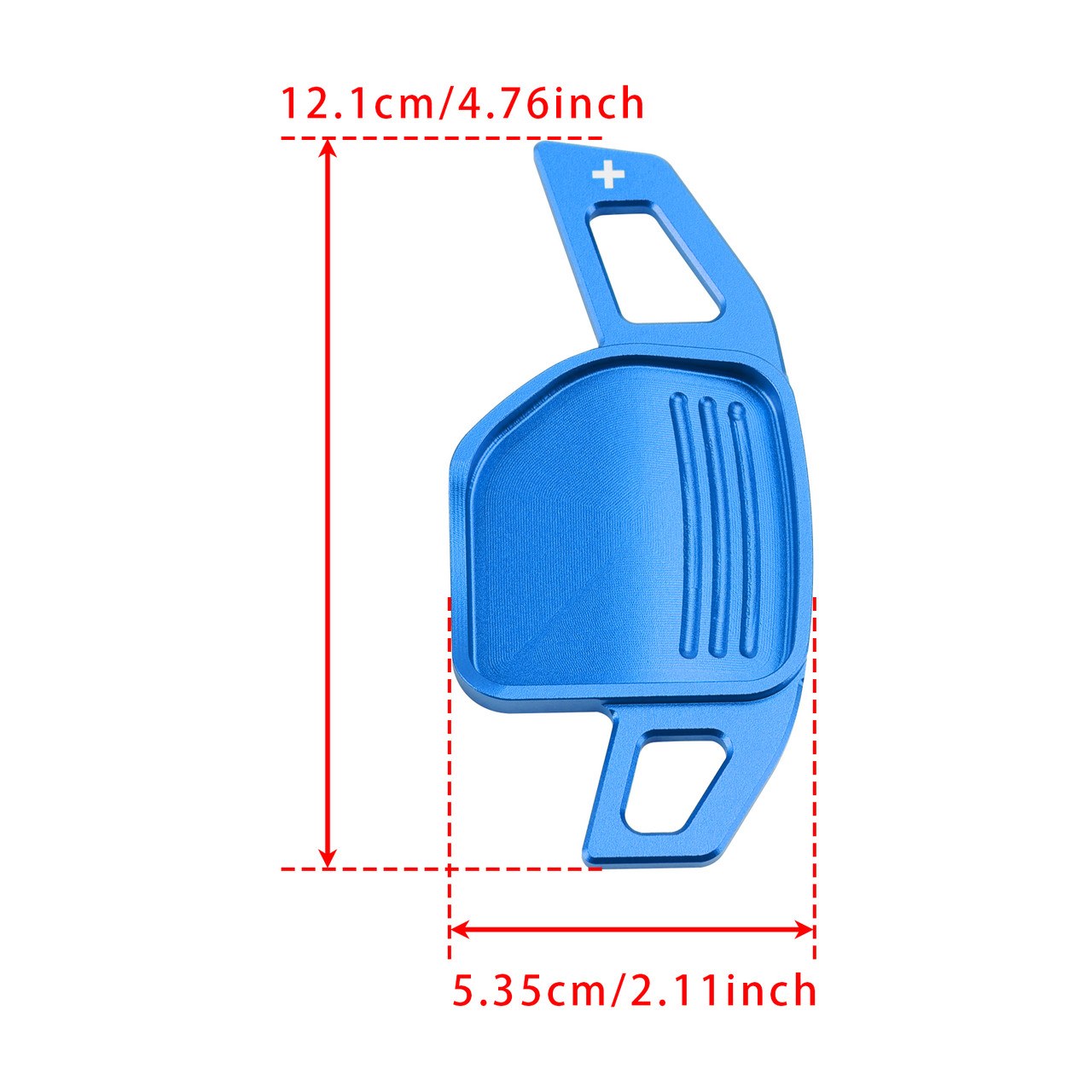 2008-2014 Audi A3 A4 A5 A6 TT Q5 Steering Wheel Paddle Shifter Aluminium Blue Generic