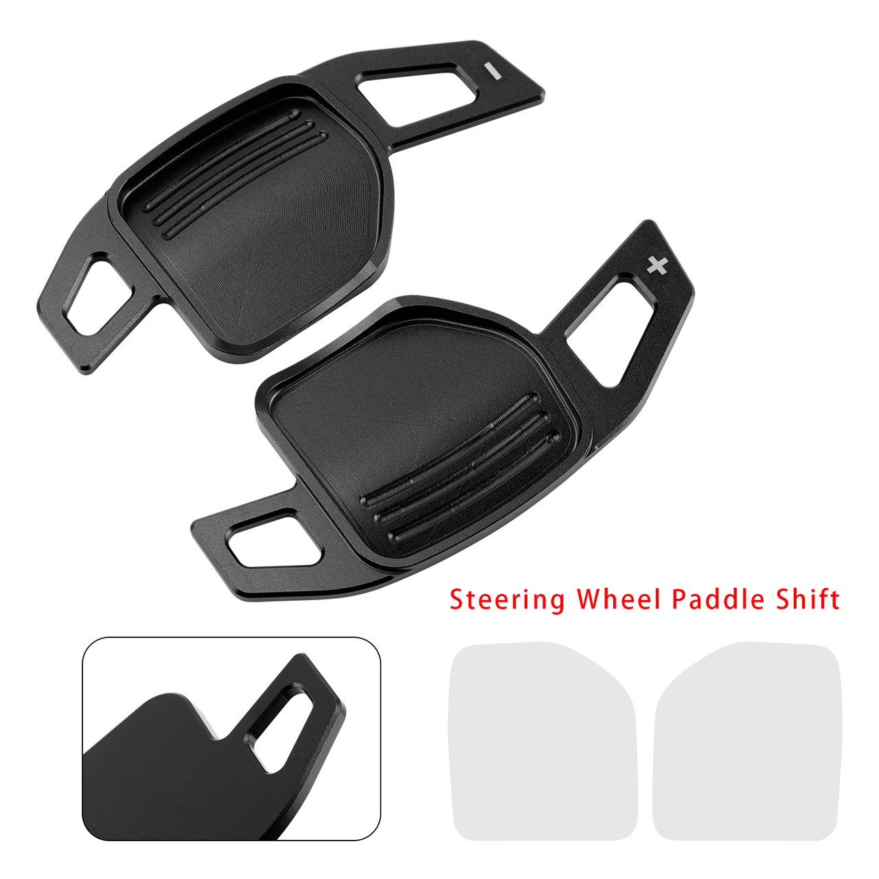 2006-2010 Audi S5 S6 S8 RS6 Q7 Steering Wheel Paddle Shifter Aluminium Black Generic