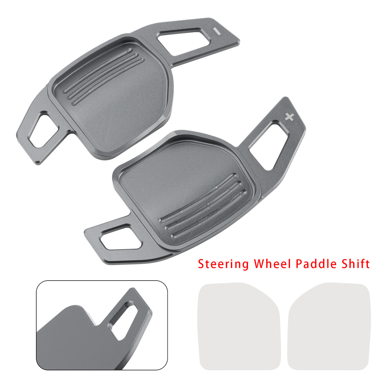2006-2010 Audi S5 S6 S8 RS6 Q7 Steering Wheel Paddle Shifter Aluminium Grey Generic