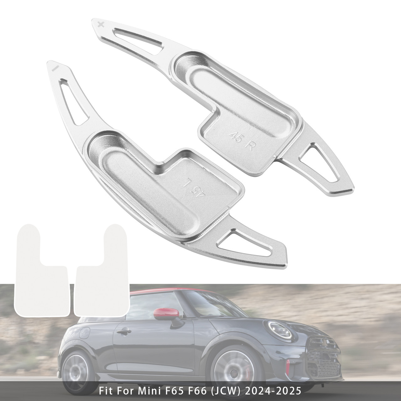 2024-2025 Mini F65 F66 (JCW) Steering Wheel Paddle Shifter Silver Generic