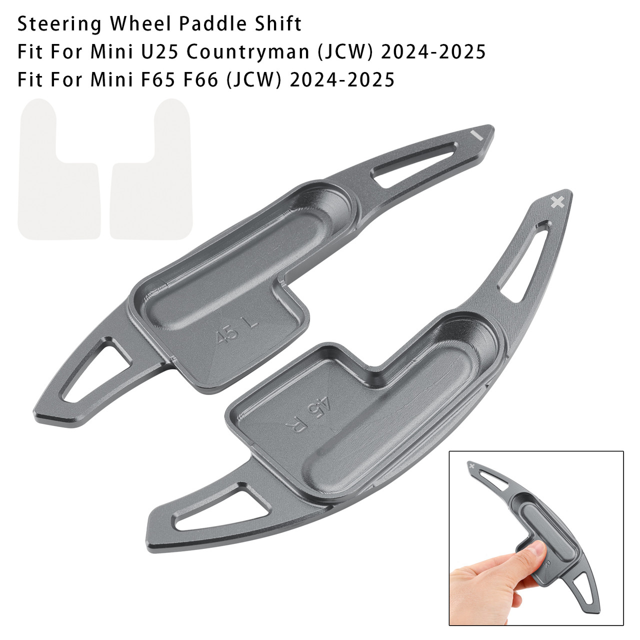 2024-2025 Mini U25 Countryman (JCW) Steering Wheel Paddle Shifter Grey Generic