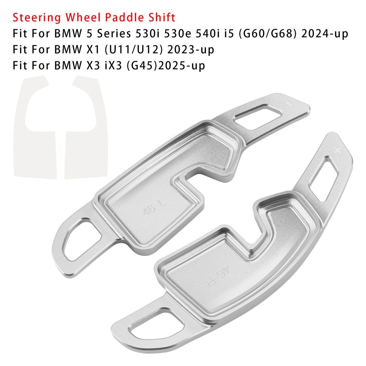 2025-up BMW X3 iX3 (G45) Steering Wheel Paddle Shifter Silver Generic