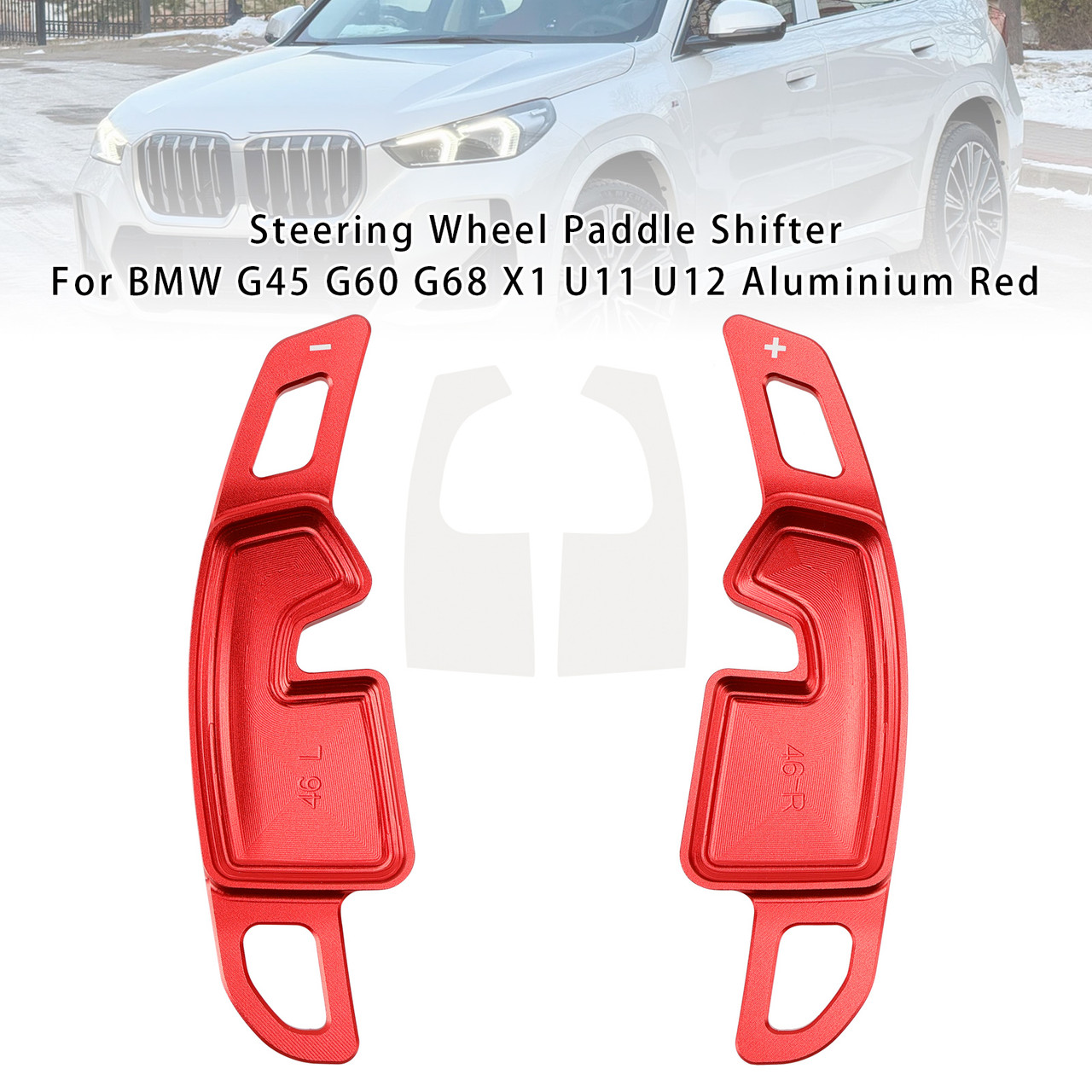 2023-up BMW X1 (U11/U12) Steering Wheel Paddle Shifter Red Generic