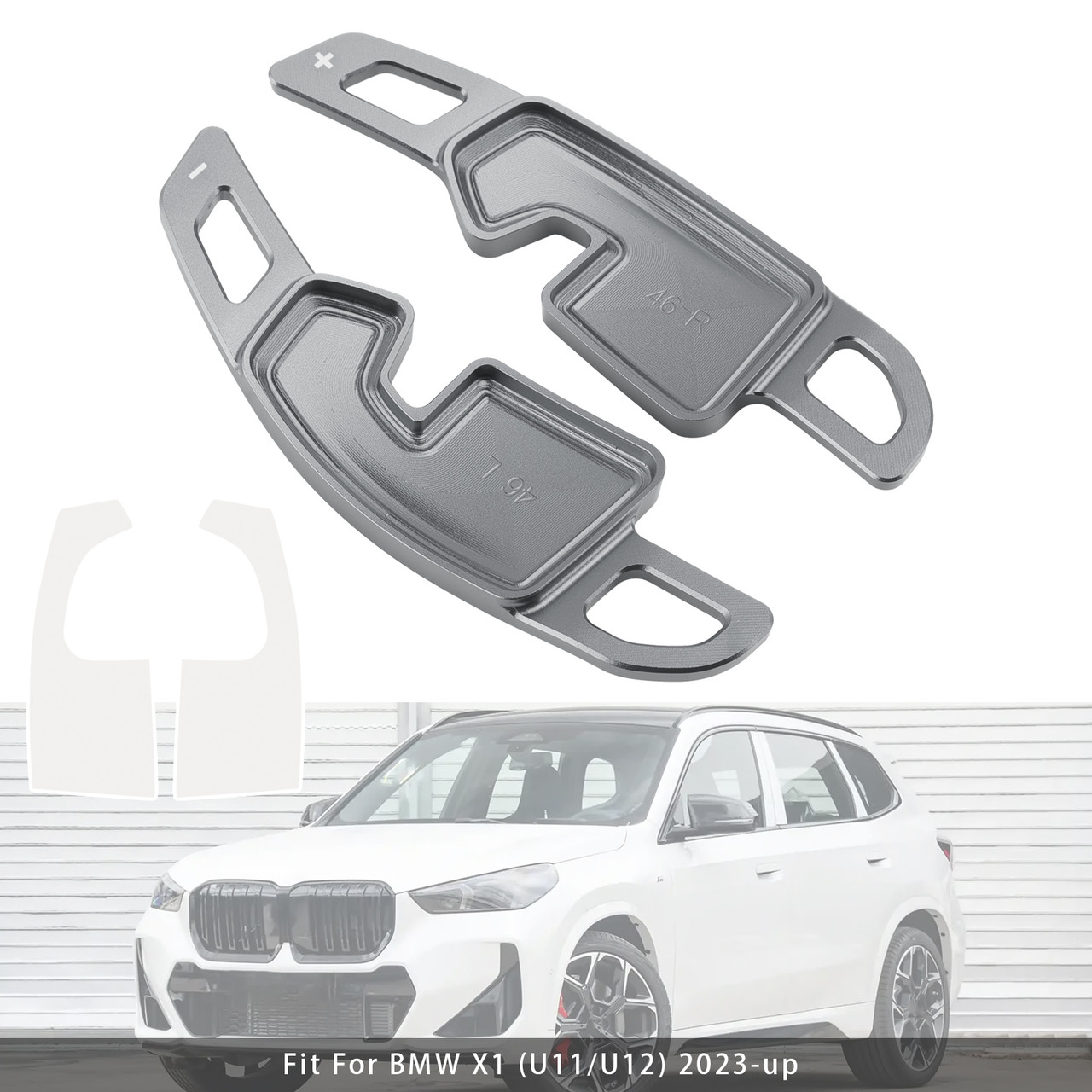 2024-up BMW 5 Series 530i 530e 540i i5 (G60/G68) Steering Wheel Paddle Shifter Grey Generic