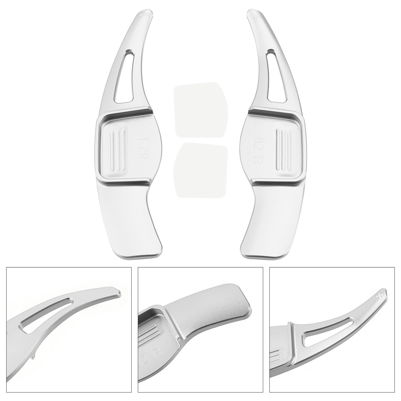 2012-2018 Hyundai 1st Gen Veloster Steering Wheel Paddle Shifter Silver Generic