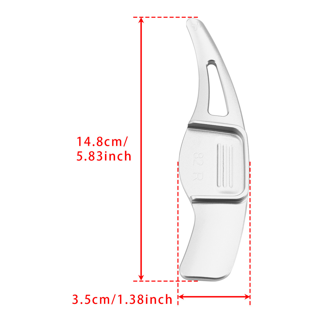 2012-2018 Hyundai 1st Gen Veloster Steering Wheel Paddle Shifter Silver Generic
