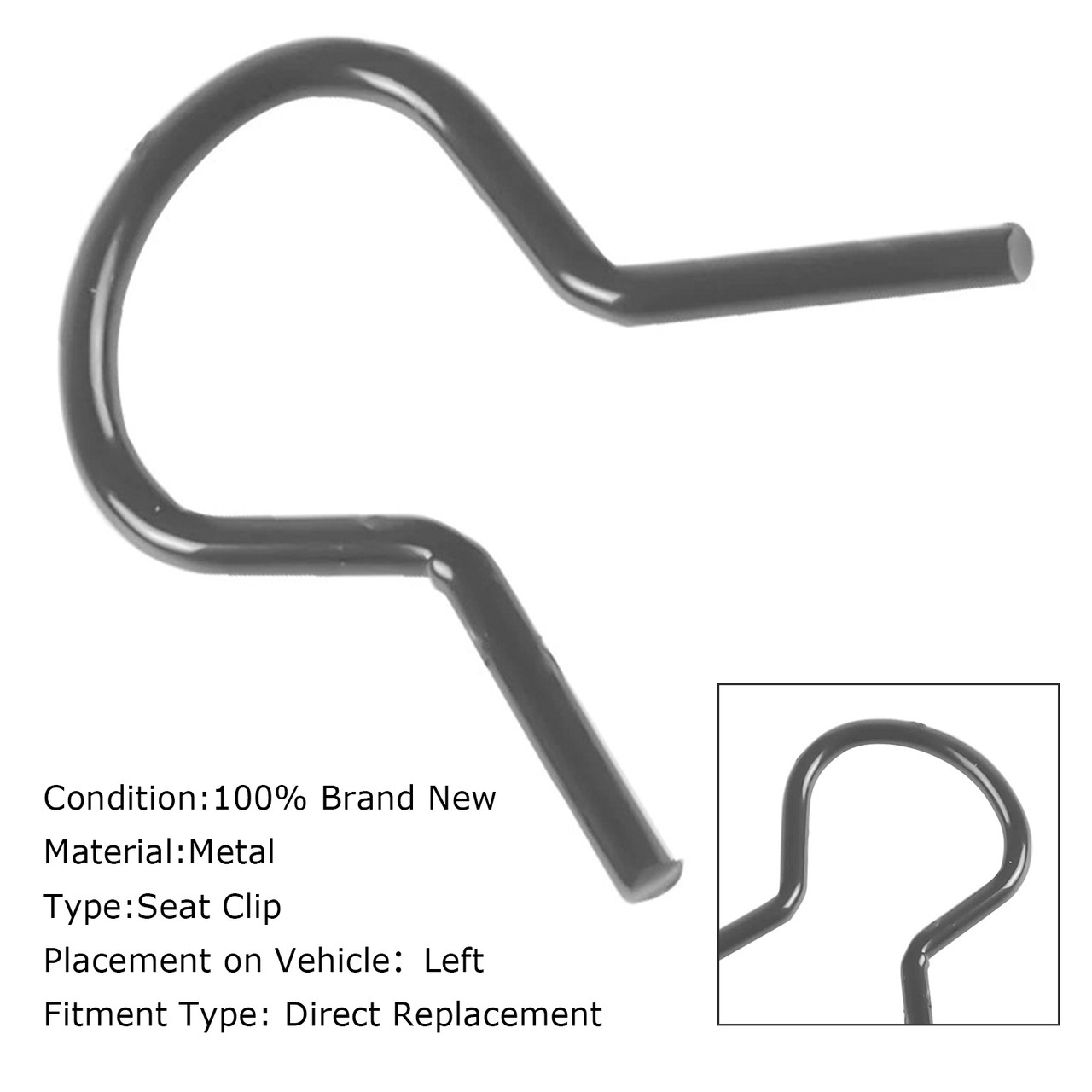 2002-2006 Cadillac Escalade 2002-2006 Driver Seat Armrest Pivot Clip 12387540 Generic