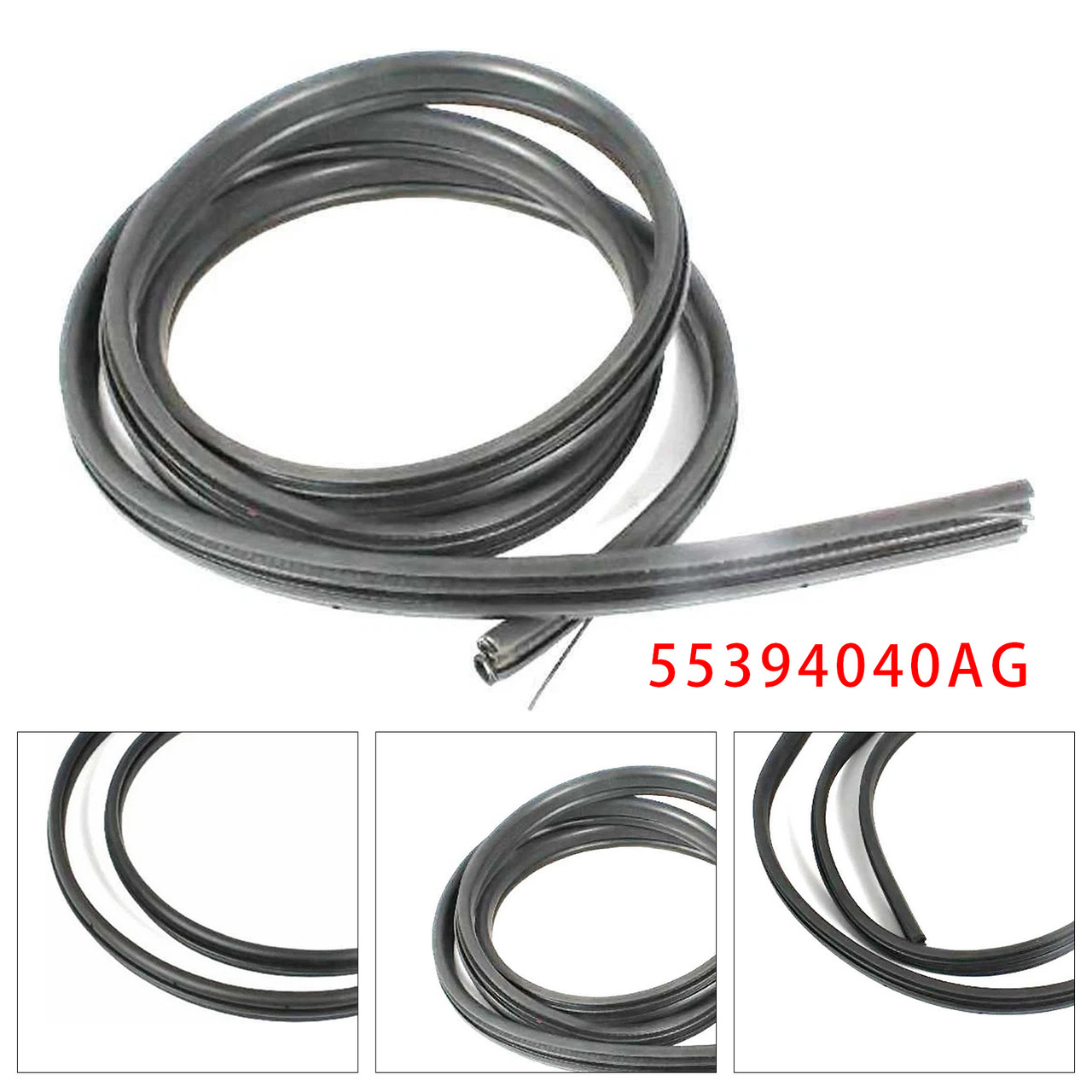 2005-2010 Jeep Grand Cherokee LH/RH Front Door Seal Weatherstripping 55394040AG Generic