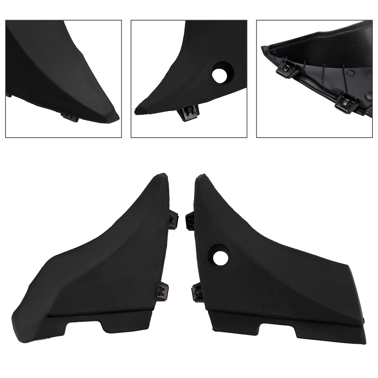 2015-2019 Chevrolet Silverado 2500 HD Left & Right Windshield Cowl Vent Cover 23178017 22776513 Generic