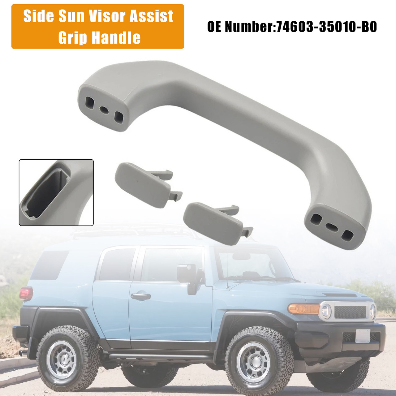 2007-2014 Toyota FJ Cruiser Side Sun Visor Assist Grip Handle 74603-35010-B0 Generic