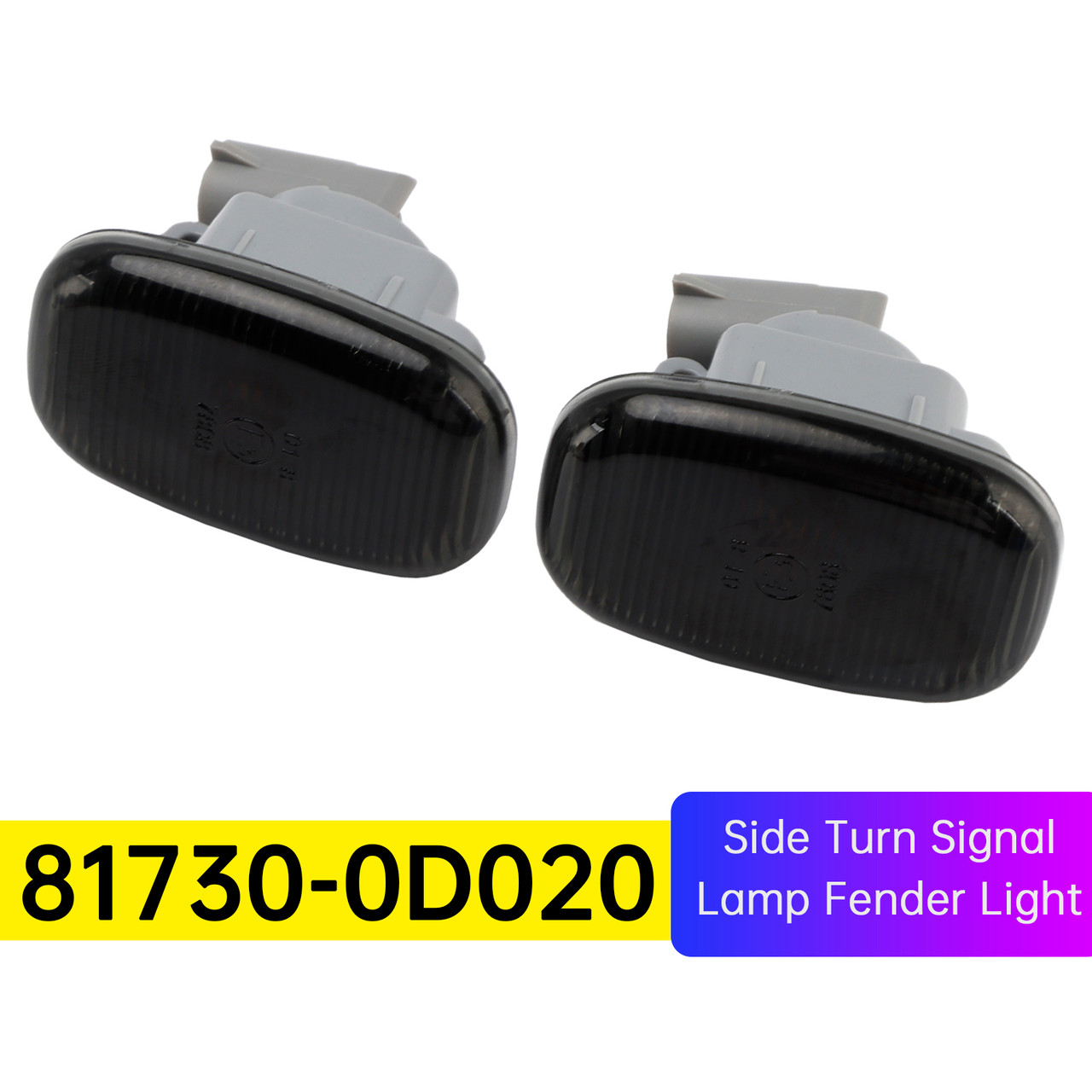 1989-2001 Toyota MR2 Picnic Side Turn Signal Lamp Fender Light 81730-0D020 Smoked Generic