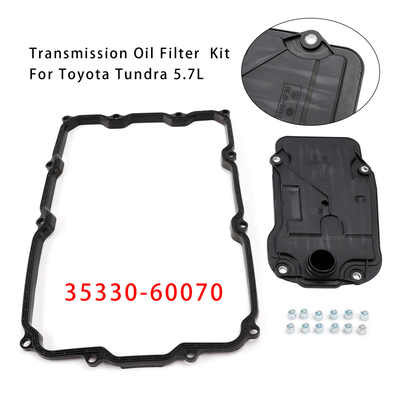 Toyota Tundra 5.7L Transmission Oil Filter Strainer W/ O-Ring & Gasket Generic