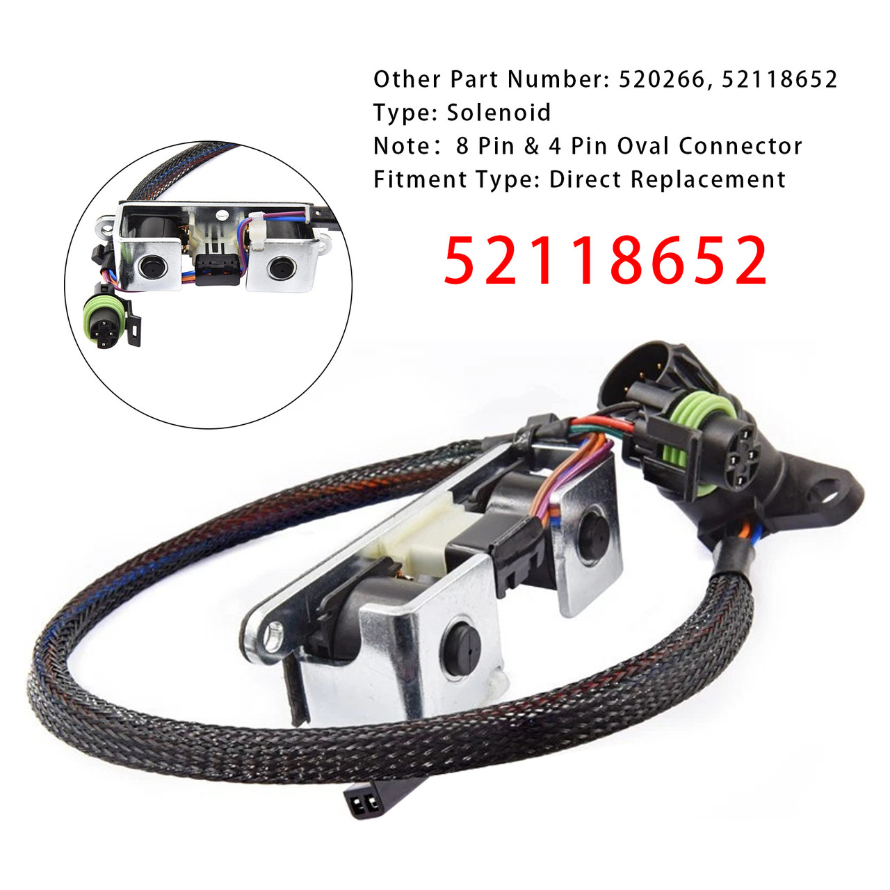 1996-1999 Dodge Dakota Durango Lock Up & Overdrive Solenoid 52118652 Generic