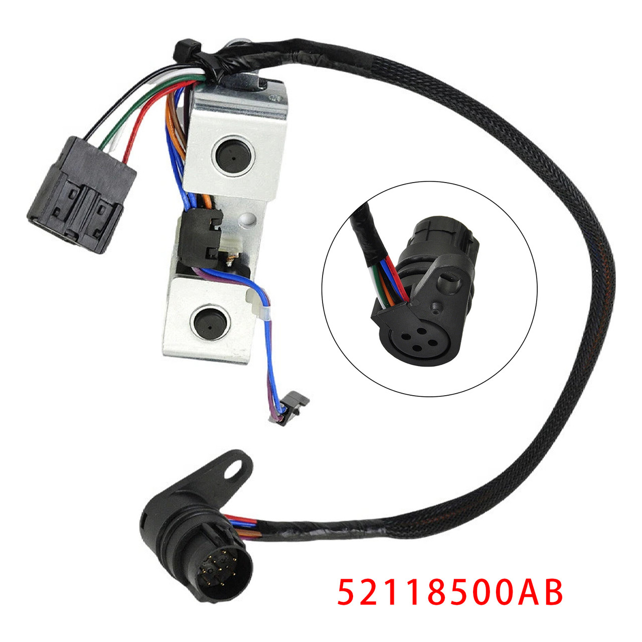 2000-2004 Jeep Grand Cherokee Overdrive Solenoid w/ Wire Harness 52118500AB Generic