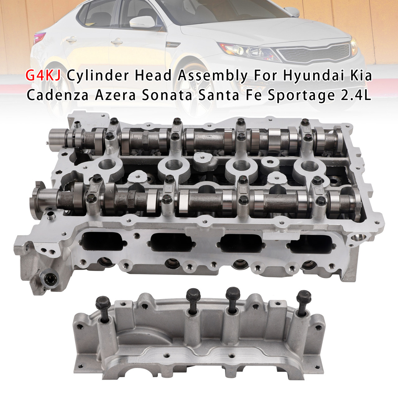 2011-2015 Kia Optima Sorento Cadenza G4KJ Cylinder Head Assembly Generic